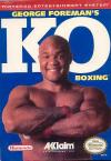 George Foreman's KO Boxing Box Art Front